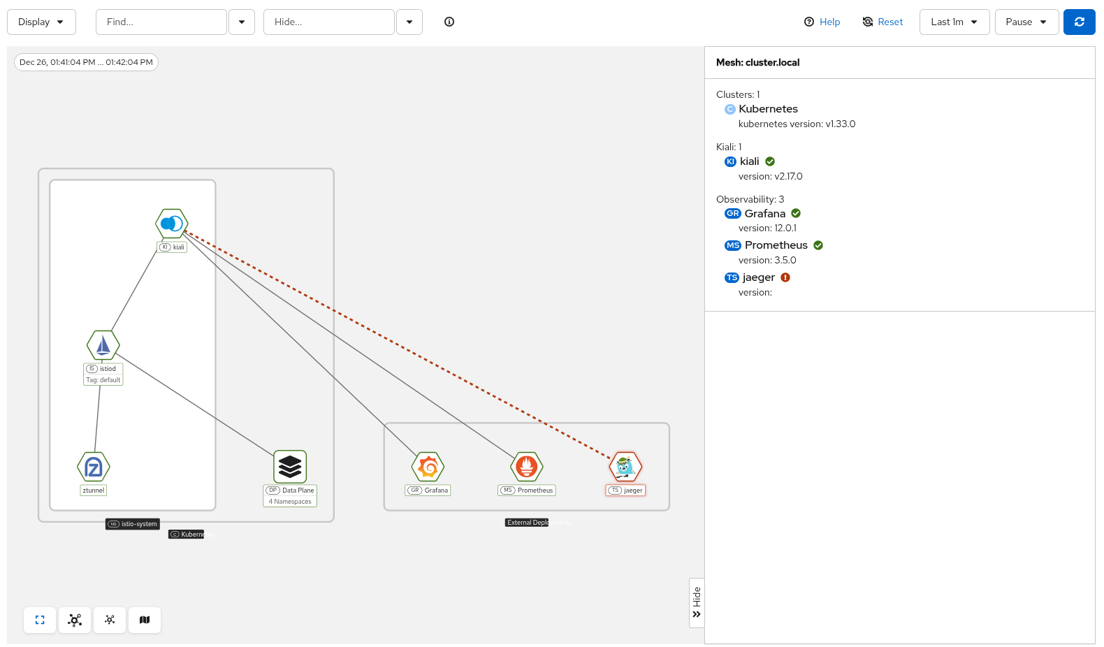 Connection issue in the mesh